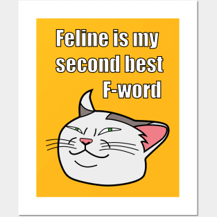 F-word Smug Cat Meme Posters and Art